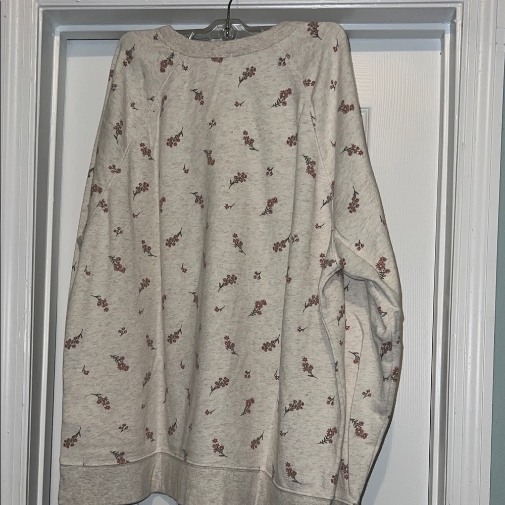 Old Navy Floral Cream Sweatshirt - Picture 6 of 6